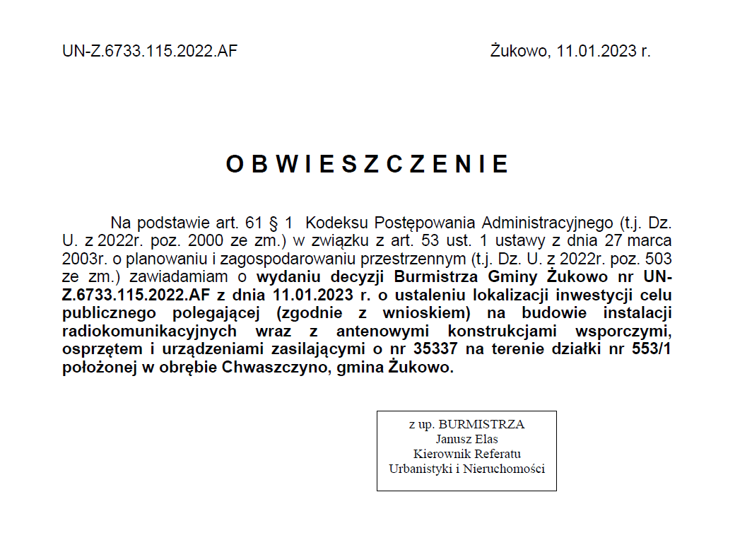 2023 01 16 19 23 51 obwieszczenie DECYZJA1.pdf   Adobe Acrobat Reader 64 bit